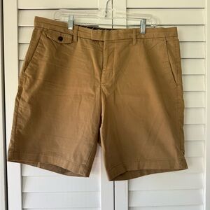 Ted Baker Tan Flat Front Shorts